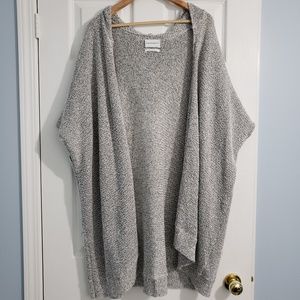 Aritzia Oversized Hooded Knit Cardigan